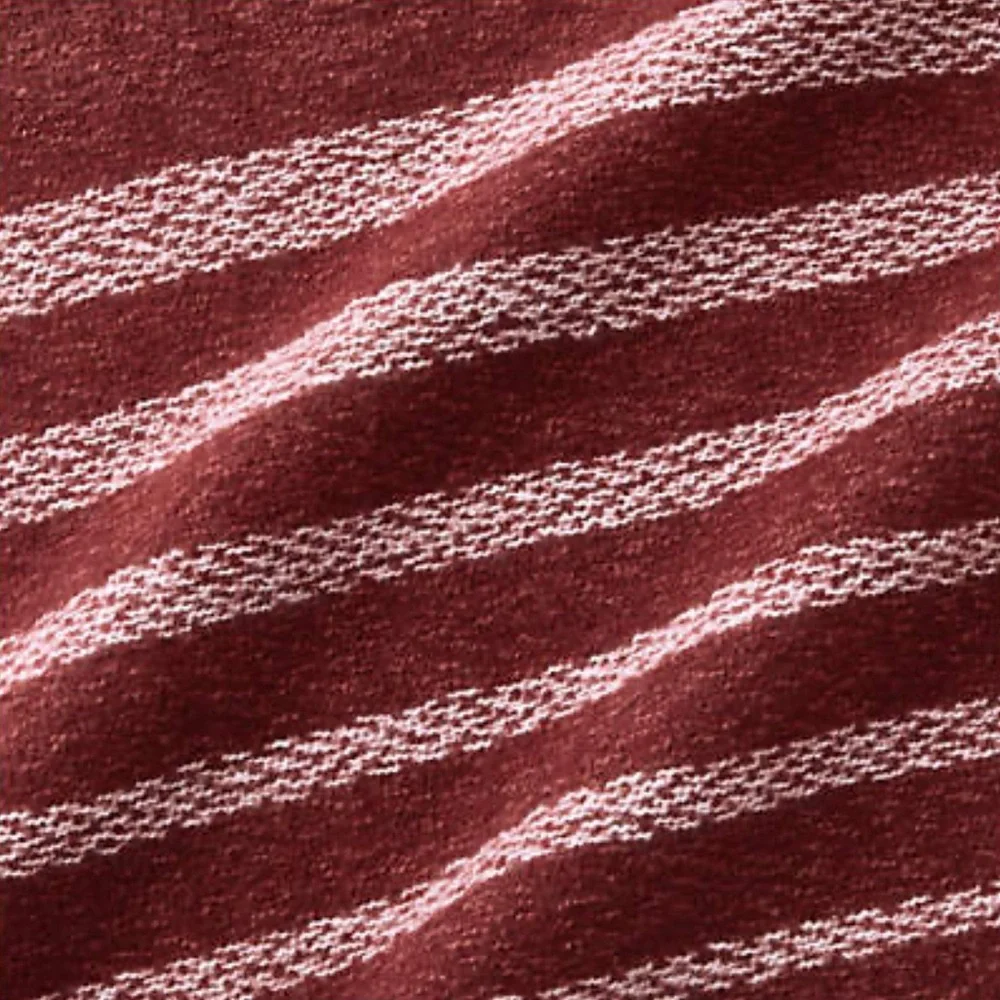 New Crate & Barrel Bungalow Luminous Red Throw Blanket
